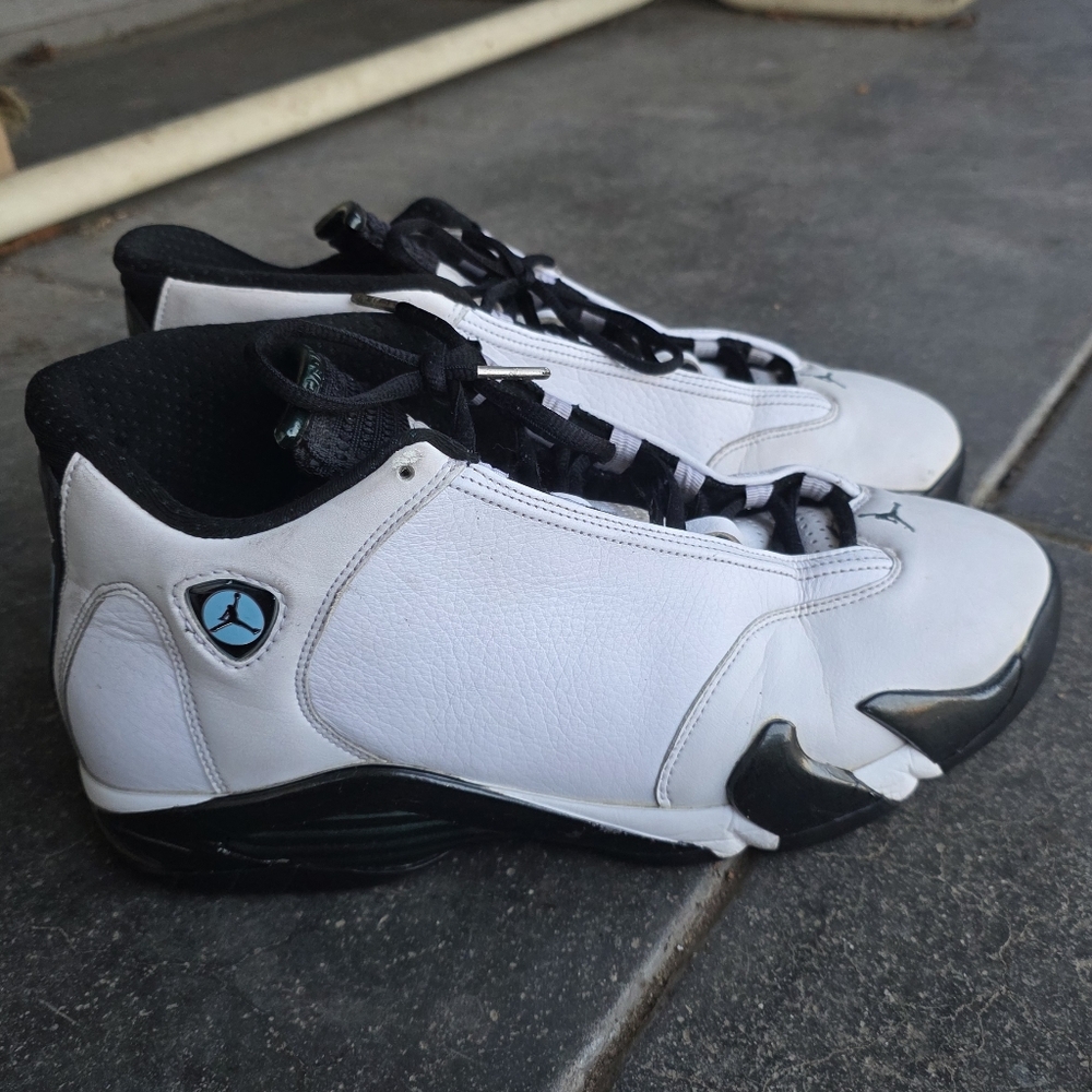 1999 Air Jordan 14 Oxidized Green White Vintage